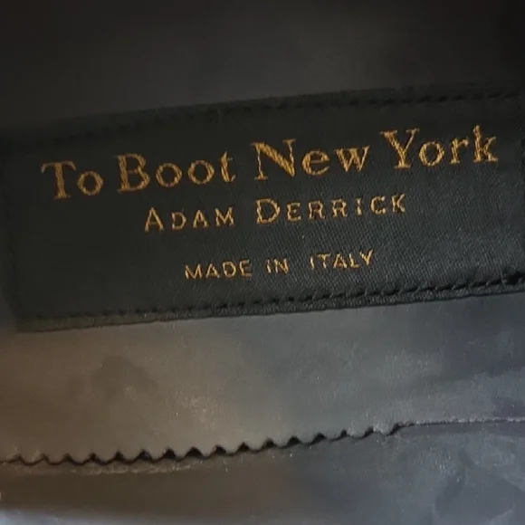 Too Boot New York Black Leather Oxford Shoes with Brogue Detailing - Picture 7 of 7